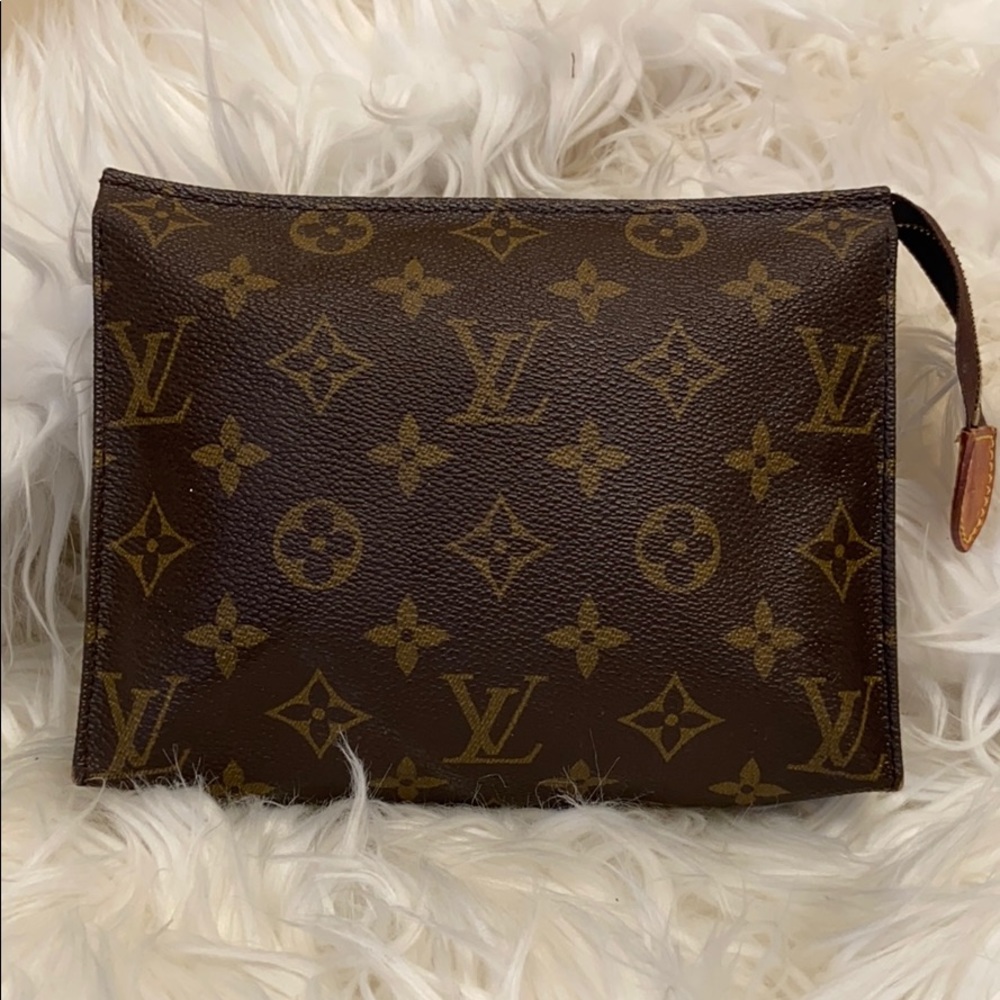 Louis Vuitton Brown Monogram Cosmetic Bag